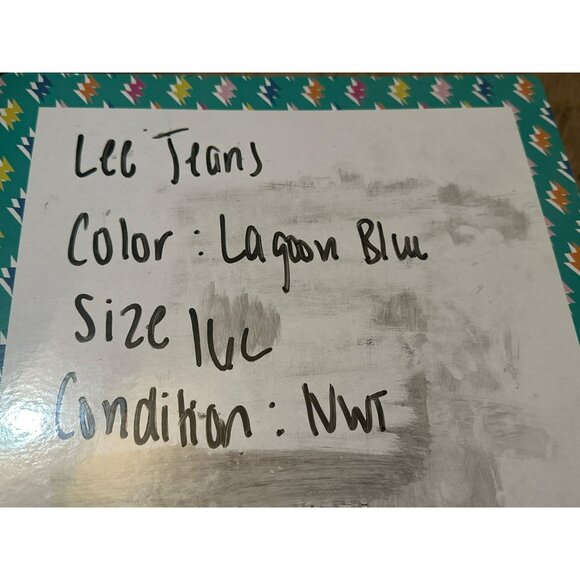 NWT LEE Women’s Shape Illusions Mid-Rise Bootcut Jeans – Lagoon Blue, Size 16L - Picture 4 of 4